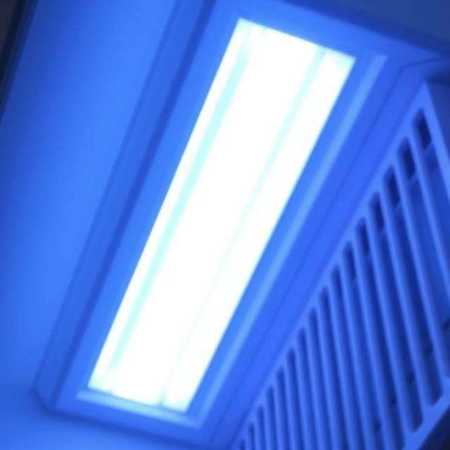UV-C lamp component inside a Germitrol air purifier