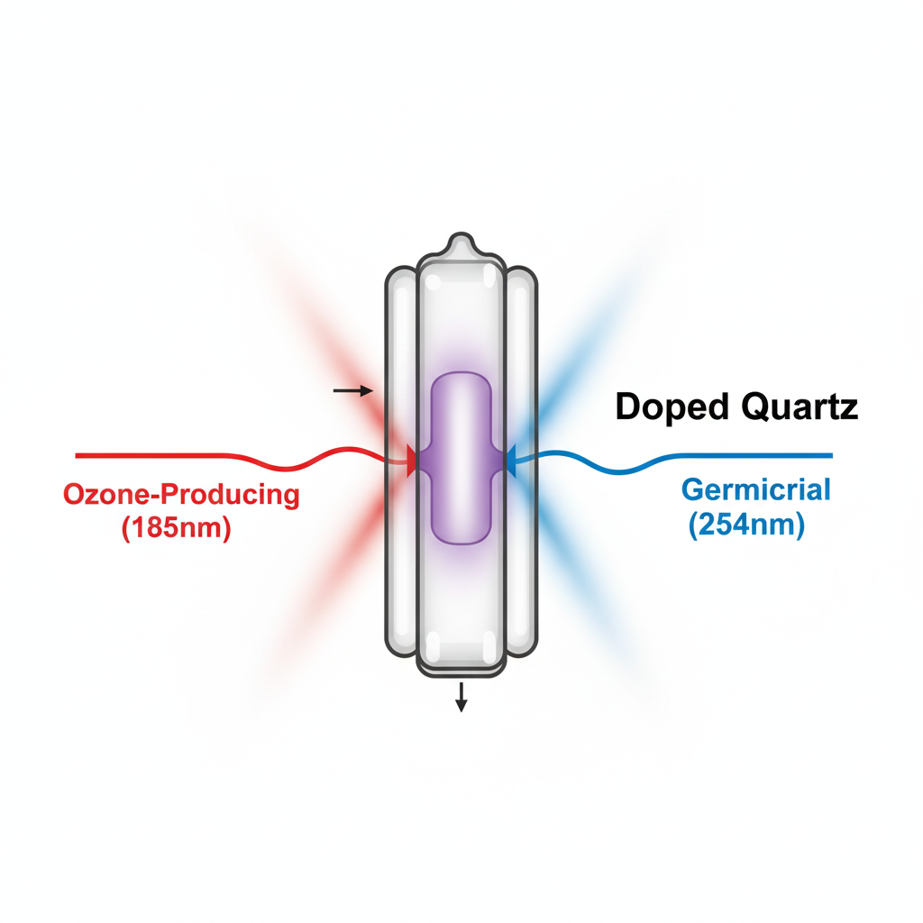 Germitrol Ozone-Free UVC technology diagram