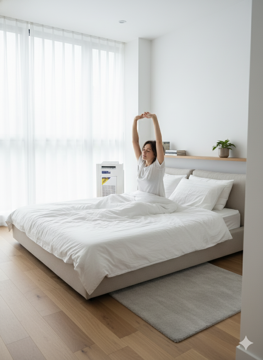 Clean Air in Action: The Surprising Link Between Filtered Air and Better Sleep